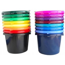 Fortiflex N400-8 Utility Pail 8 Qt. Black and a Variety of Colours